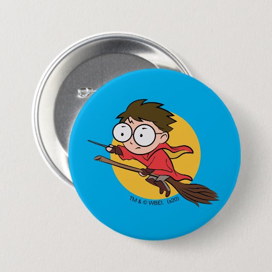 Sketchbook HARRY POTTER™ QUIDDITCH™ afspelen Ronde Button 7,6 Cm (Voorkant /achterkant)