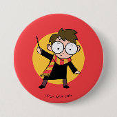 Sketchbook HARRY POTTER™ Raising Wand Ronde Button 7,6 Cm (Voorkant)