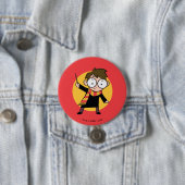 Sketchbook HARRY POTTER™ Raising Wand Ronde Button 7,6 Cm (In situ)