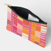 Sketchbook Marks-Textured Multicoloured Stripes Etui (Open)