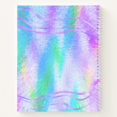 Sketchbook Paarse Iridescent Holographic Name Notitieboek (Achterkant)