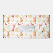 Sketched Cocktail Pattern Bureaumat (Keyboard & Muis)