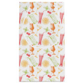 Sketched Cocktail Pattern Klein Cadeauzakje (Achterkant)