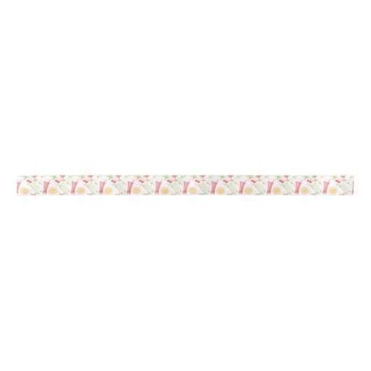 Sketched Cocktail Pattern Lint (Voorkant)