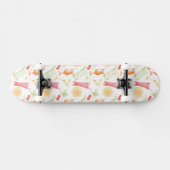 Sketched Cocktail Pattern Skateboard (Horizontaal)