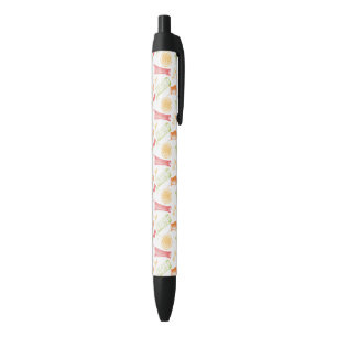Sketched Cocktail Pattern Zwarte Inkt Pen