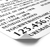 Sketched Eyes, Makeup Artist Adverteren Poster (Hoek)