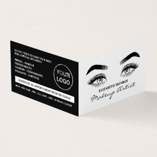 Sketched Eyes, Makeup Artist, Loyalty Card Visitekaartjes