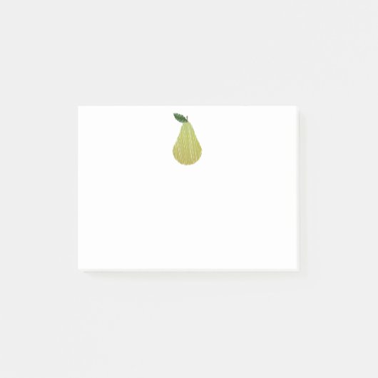 Sketched Pear Post-it® Notes (Voorkant)