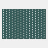 Sketched Pine Trees Coordinating Holiday Inpakpapier Vel (Voorkant 2)