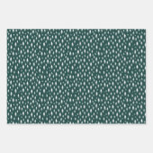 Sketched Pine Trees Coordinating Holiday Inpakpapier Vel (Voorkant)