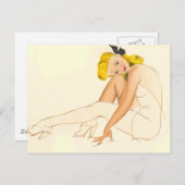 Sketched Pinup Briefkaart (Voorkant / Achterkant)