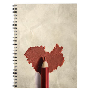 Sketched Scribble Heart Notitieboek