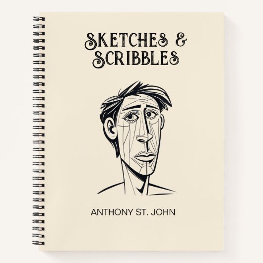 Sketches en Scribbles Notitieboek (Voorkant)