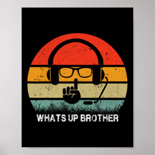 Sketchstreamer Wat's goed broer Leuk oud filmmater Poster