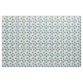 Sketchy Blue Flower Stof (Yard (91,4 cm))
