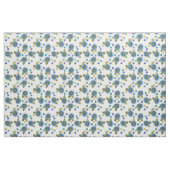 Sketchy Blue Flower Stof (Fat Quarter)
