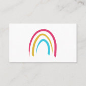 Sketchy Carte de visite arc-en-ciel (Dos)