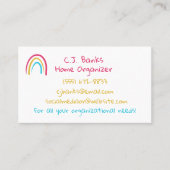 Sketchy Carte de visite arc-en-ciel (Devant)