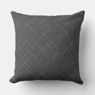 Sketchy Diagonal Pinstriped Kussen