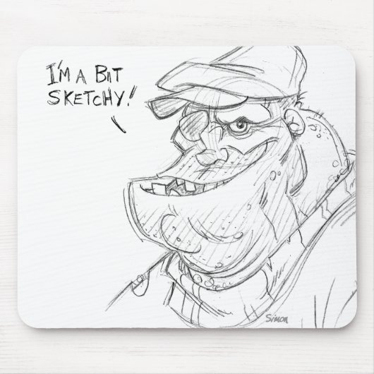 Sketchy Muismat (Voorkant)