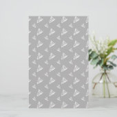 Sketchy Sailboat Pattern Briefpapier (Staand voorkant)