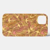 Sketchy Seahorse and Anchor Pattern Case-Mate iPhone Case (Achterkant (horizontaal))