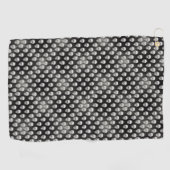 Sketchy Skulls Pattern Golfhanddoek (Horizontaal)