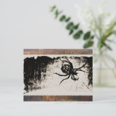 Sketchy Spider Briefkaart (Staand voorkant)