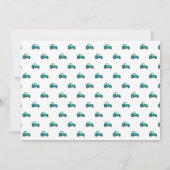 Sketchy Tractor Boerderij Windmill Foto 1e Verjaar Kaart (Achterkant)