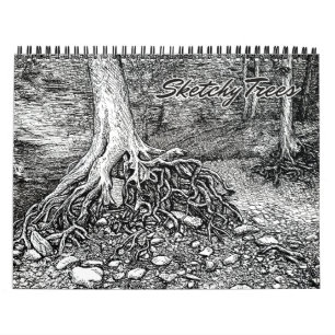 Sketchy Trees Calendar Kalender