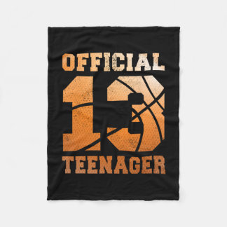 Sketll 13e verjaardag Officiële tienerjongen 13 ja Fleece Deken