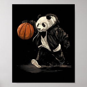 Sketll Beer Animal Art Sketll Hoop Panda Tekening Poster