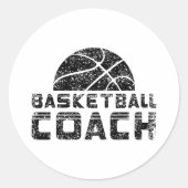 Sketll Coach Coaching Sketller Trainer 1 Ronde Sticker (Voorkant)
