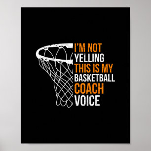 Sketll Coach Ik Schreeuw Niet Sketll Coach Stem Poster