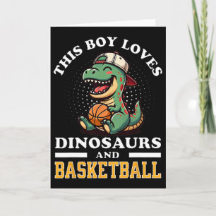 Sketll Dinosaur T Rex Speler Mannen Kinderen Jonge Kaart