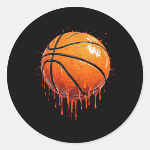 Sketll Druppelend IJs Verkoop Speler Jongens Kinde Ronde Sticker