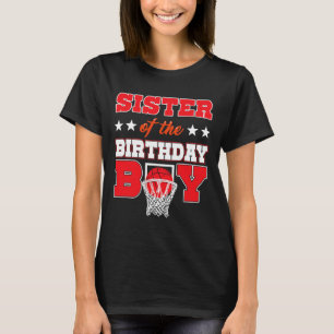 Sketll Feest Zuster Van De Verjaardag Jongen Ller T-shirt