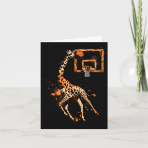 Sketll Giraffe Slam Dunk Tekening Sketll Lover Kaart