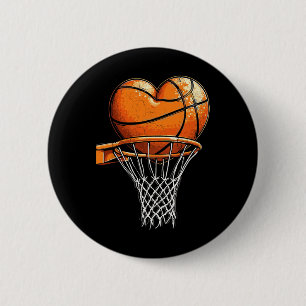 Sketll Hart Valentijnsdag Sport Jongens Jeugd  Ronde Button 5,7 Cm