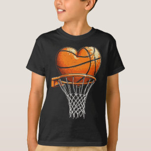 Sketll Hart Valentijnsdag Sport Jongens Jeugd T-shirt