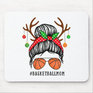 Sketll Mom Messy Bun Team Kerst Sketel Speler Muismat