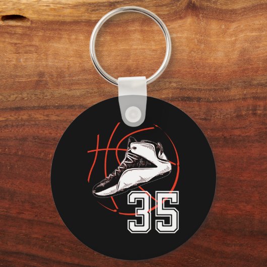 Sketll Shoes 35e verjaardag feest cadeau 35 sport Sleutelhanger (Voorkant)