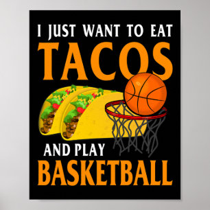 Sketll Taco Ik wil gewoon tacos eten en Sket spele Poster