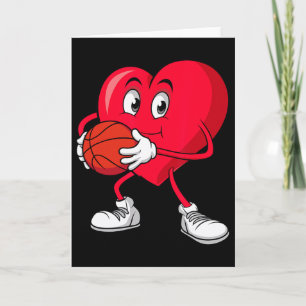 Sketll Valentijnsdag Rode Hart Spelers Jongens Mei Kaart