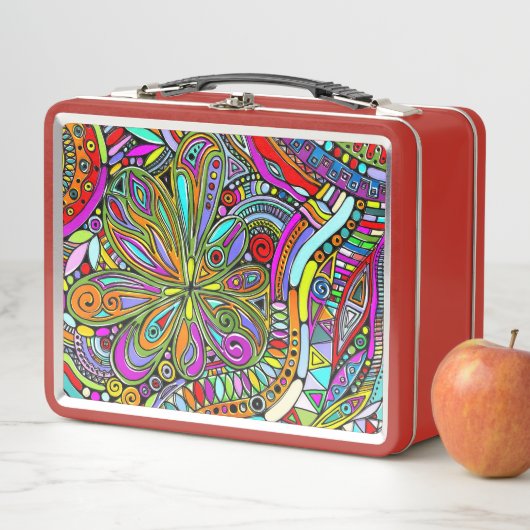 Sketting Fantasy Art - Abstracte bloemen 1 (In situ)