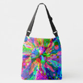 Sketting Fantasy Art - Abstracte Neon Shift 1 Crossbody Tas (Voorkant)
