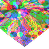 Sketting Fantasy Art - Abstracte Neon Shift 1 Korte Tafelloper (Hoek)