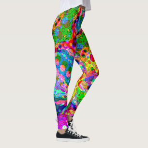 Sketting Fantasy Art - Abstracte Neon Shift 1 Leggings