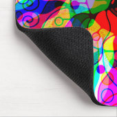 Sketting Fantasy Art - Abstracte Neon Shift 1 Muismat (Hoek)